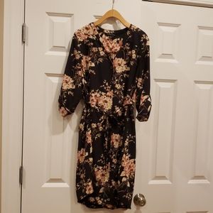 41 Hawthorn floral shirt dress